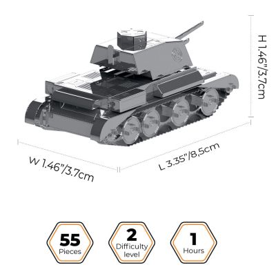 Конструктор Metal Time коллекционная модель Cruiser Mk III (MT064) | Зображення 1