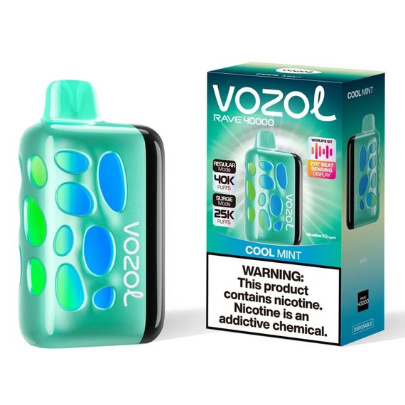 Vozol Rave 40000. Мята (Cool Mint)