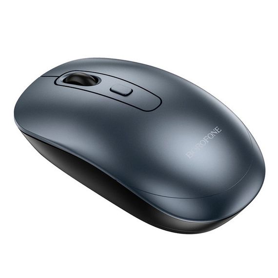Мышь беспроводная BOROFONE BG13.1600DPI,Gray,2.4GHZ,Box | Зображення 1