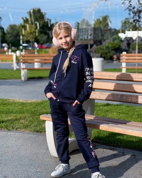 Костюм для дівчинки Носи своє 110 Синій (p-2542-137878) | Зображення 6
