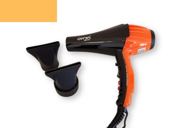 Фен професійний для волосся з насадкою GEMEI GM1751 2200 Вт чорний (LP-91045)
