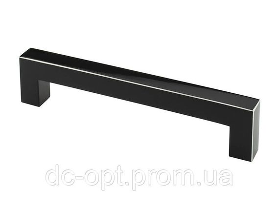 Ручка DL 36M/192 BLK/AL Чорний Глянець / Алюміній ДС СтандартЛайн