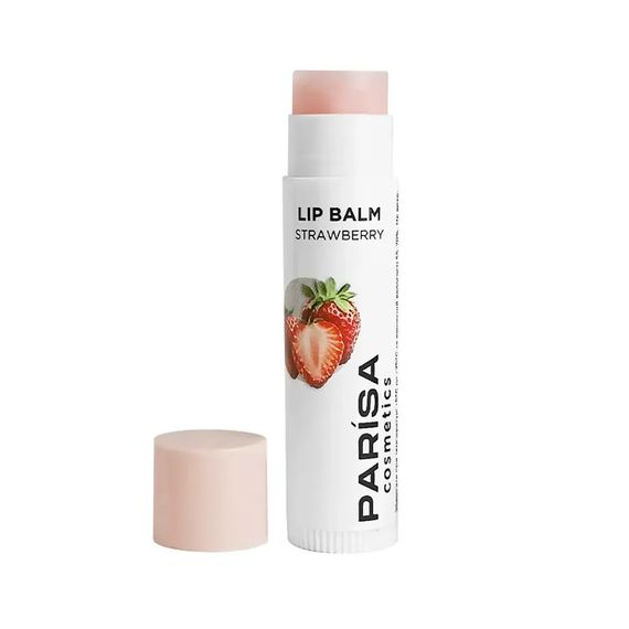Гігієнічна помада для губ PARISA Lip Balm Полуниця, 4,5г