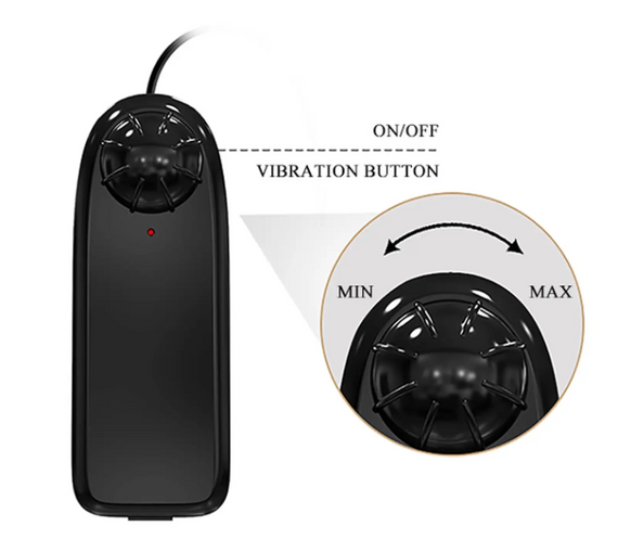 Великий Вібратор на присосці BAILE — Beautiful Burag Vibration 9.4" sexstyle | Зображення 7