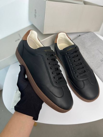 Кросівки Brunello Cucinelli Classic Dark black чорні ob432