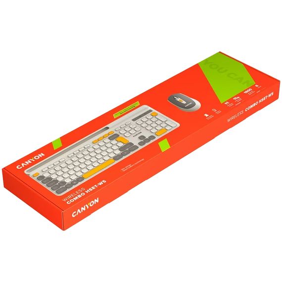 Комплект Canyon HSET-W5 Wireless UA Beige (CNS-HSETW5BG) | Зображення 5