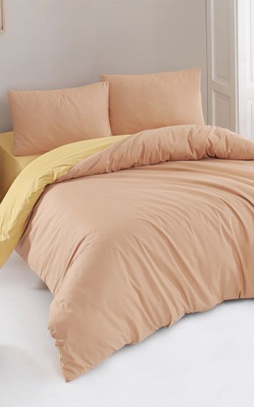 Постільна білизна Charlotte Colorpool Ranforse 200х220 см Karamel-Hardal | Зображення 1