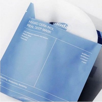 Восстанавливающая ночная гидрогелевая маска для лица Biodance Hydro Cera-Nol Real Deep Mask (34 g) | Зображення 1