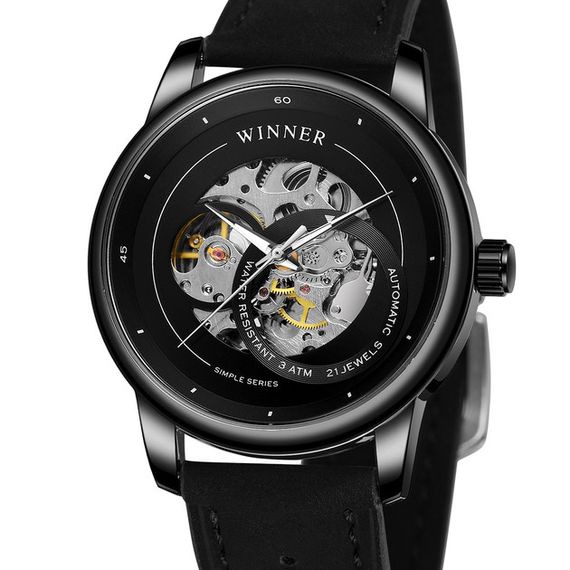 Winner Чоловічий механічний годинник Winner Hunter | Зображення 8