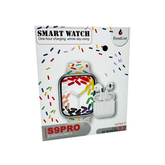 Смартгодинник S9 Pro+TWS Black | Зображення 1