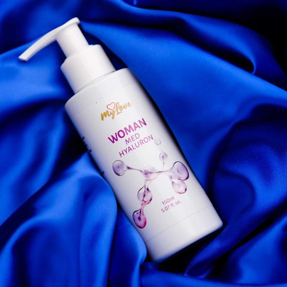 Інтимний зволожуючий гель-лубрикант для жінок - MyLove Woman Med Hyaluron, 150 мл Sex Aura | Зображення 4