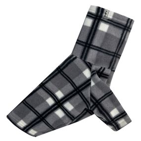 Светр флiс картатий сірий Y-361