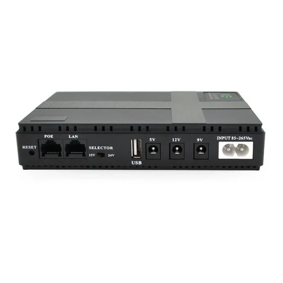 Джерело безперебійного Живлення DC UPS для роутера, ONU, камер — 5V/9V/12V, багатофункціональний портативний UPS з USB і кабелями | Зображення 3