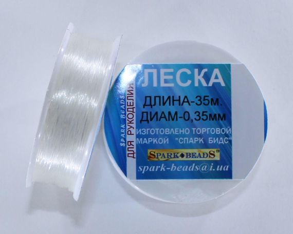 Волосінь мононитка, діаметр 0,35 мм, прозора 35 м | Зображення 1