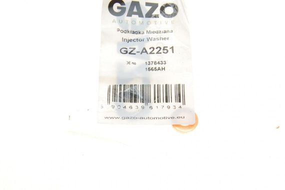 Шайба під форсунку Citroen Jumper Fiat Ducato Ford Transit 2.2-2.4 HDI 06- GZ-A2251 | Зображення 1