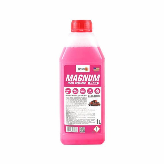 NOWAX Шампунь Суперконцентрат для Ручної Мийки NOWAX MAGNUM NANO FOAM SHAMPOO 1л. NX01190