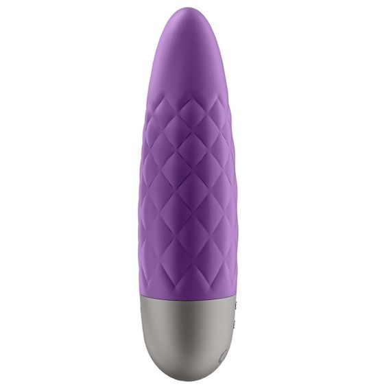 Мінівібратор Satisfyer Ultra Power Bullet 5 (Фіолетовий): Ультра-потужний, з широкою головкою для точної стимуляції | Зображення 2