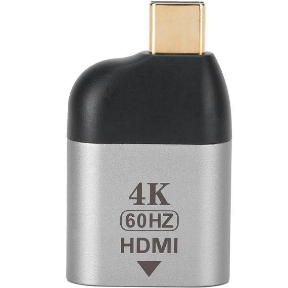Адаптер, конвертер з Type-C на HDMI для передачі 4K/60Hz відео Addap UC2HDMI-01, перехідник для ПК, ноутбука, проектора, телевізора | Зображення 1