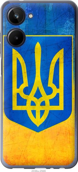 Чехол на Realme 10 Герб Украины "2036u-2946-17620"