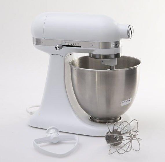 Міксер планетарний KitchenAid Mini 5KSM3311XEFW міні з чашею 3,3 л Матовий Білий | Зображення 7