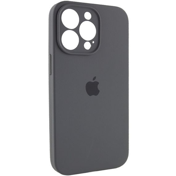 Чохол Silicone Case Full Camera Protective (AA) для Apple iPhone 13 Pro Max (6.7") Сірий/Dark Gray | Зображення 1