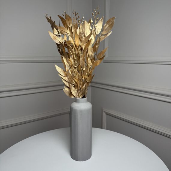 Лаванда искусственная 35см, 10 веток, 10шт/уп. Цвет: золотой GP-43