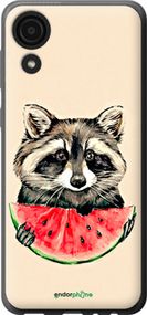 Чохол на Samsung Galaxy A03 Core A032F Єнотик з кавуном "4605u-2539-2448"
