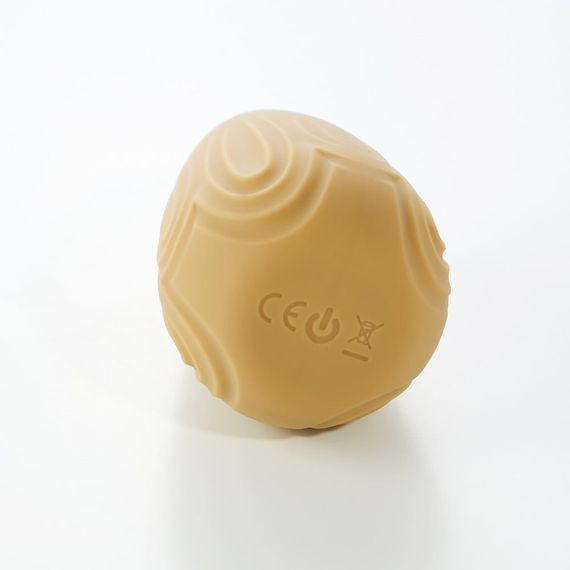 Міні-вібратор для клітора з фігурним візерунком Sweet Em Velvet Lure,10 режимів вібрації, жовтий Sex Aura | Зображення 4