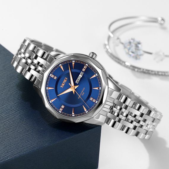 Жіночий годинник Skmei 9264SIBU Silver-Blue | Зображення 2