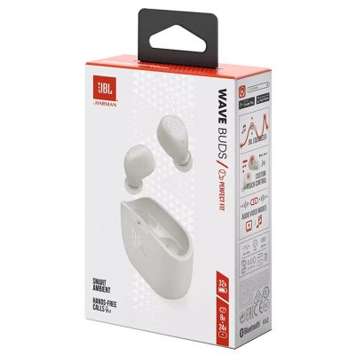 Навушники JBL Wave Buds TWS White (JBLWBUDSWHT) (JBLWBUDSWHT) | Зображення 9