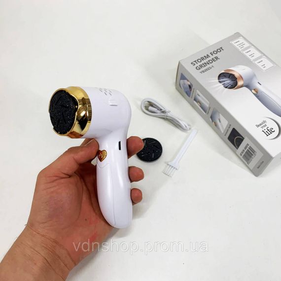 Пемза для шелушения пяток, Удаление мозолей на ногах, Электрическая машинка для чистки пяток LN-59 | Зображення 4