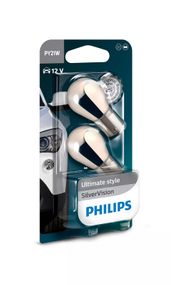 Указательные лампа накаливания Philips 12496SVB2 PY21W 12V 21W SilverVision SP 2pcs/set