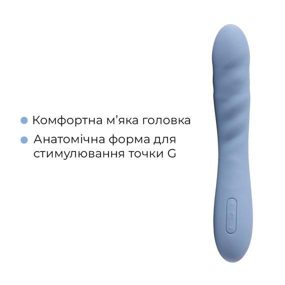 Смарт-вібратор з пульсацією Svakom Ava Neo Cornflower Blue, 15 режимів роботи, водонепроникний | Зображення 5