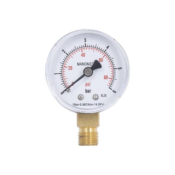 Манометр Thermo Alliance Standart 50 мм 1/4", нижнє під'єднання SD1706B