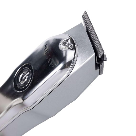 Машинка для стрижки 3 насадки Серебристая Sokany SK-LF-9988G | Зображення 2