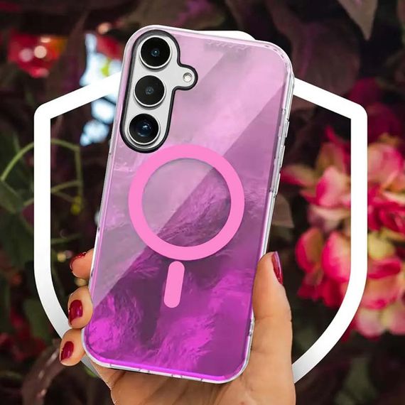 Чехол TPU Shiny Mountain (MagFit) для Samsung Galaxy S24+ Pink | Зображення 2