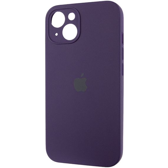 Чехол Silicone Case Full Camera Protective (AA) для Apple iPhone 14 (6.1") Фиолетовый / Elderberry | Зображення 2