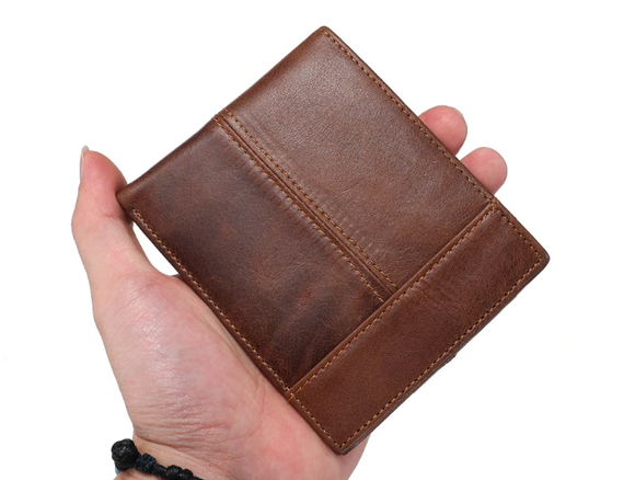 Мужской кошелек портмоне Primo PJ002 - Brown | Зображення 6
