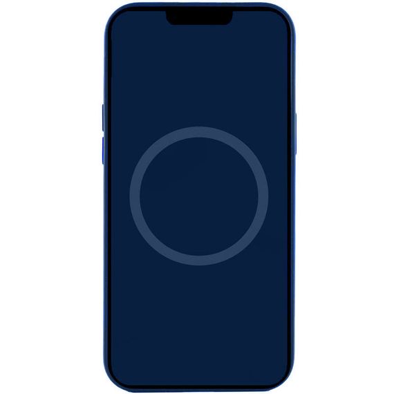 Чохол Silicone case (AAA) full with Magsafe and Animation для Apple iPhone 15 Plus (6.7") Синій / Storm Blue | Зображення 2