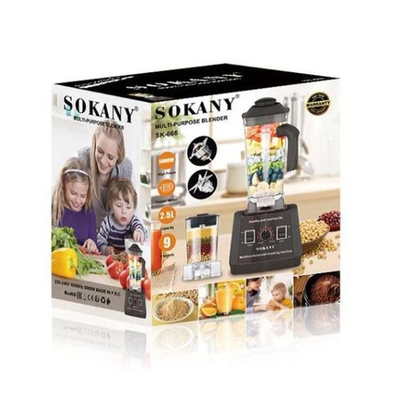 Блендер SOKANY SK-666 Китайский (44470-SK-666_1197) | Зображення 7