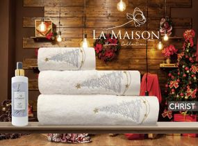 Подарунковий набір рушників La Maison, 3 шт. з ароматом Christ