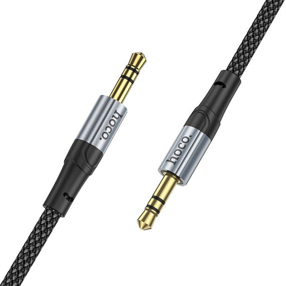 Кабель HOCO UPA26 DC3.5 тато-тато 1.0м, круглий в обплетенні, Black | Зображення 2