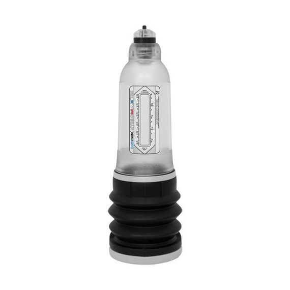 Гідропомпа Bathmate Hydromax 5 Clear, для члена довжиною від 7,5 до 12,5 см, діаметр до 4,5 см