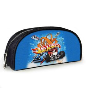 Пенал школьный с принтом Hot Wheels 23х10х8 см детский для мальчика (3961)