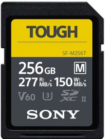 Карта пам'яті Sony 256GB SDXC C10 UHS-II U3 V60 R277/W150MB/s Tough (SFM256T.SYM)