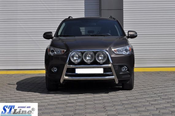 Кенгурятник WT018 (нерж.) для Mitsubishi ASX 2010-2023 гг | Зображення 1