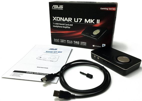 Внешняя звуковая карта Asus Xonar U7 MKII (90YB00KB-M0UC00) | Зображення 3