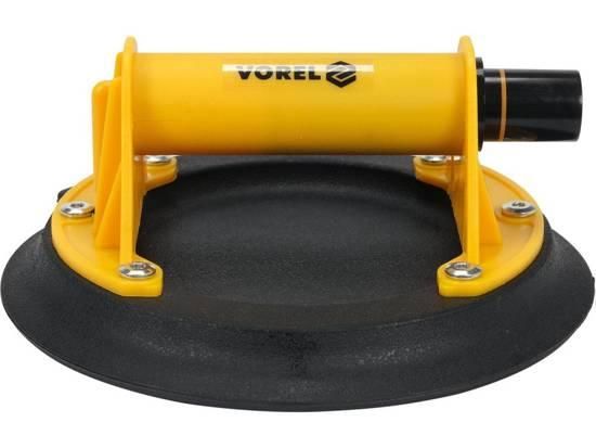 Присоска для монтажа стекла одинарная 204мм 60 кг Польша VOREL-05319 | Зображення 1