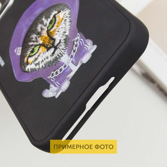 TPU+PC чехол Friends для Xiaomi Redmi 14C / Poco C75 Black Cat | Зображення 7