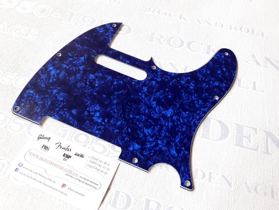 Пікгард для електрогітари Fender Telecaster TL China СИНІЙ ПЕРЕМОГИЙ | Зображення 1